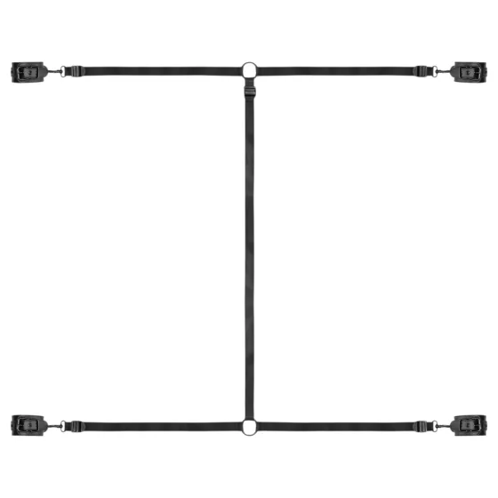 Bedroom Fantasies - Bed Restraint Set (Black)
