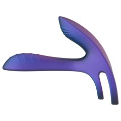   Hueman Infinity Ignite - Vibrating Penis and Scrotum Ring (Purple)