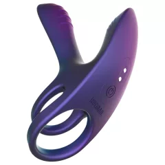   Hueman Infinity Ignite - Vibrating Penis and Scrotum Ring (Purple)
