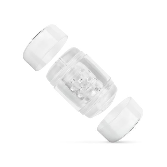 FPPR. - Dual-Ended Masturbator - Vagina & Mouth (Transparent)