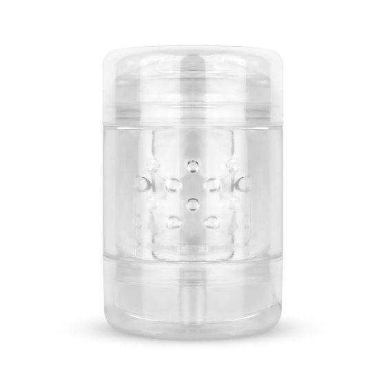 FPPR. - Dual-Ended Masturbator - Vagina & Mouth (Transparent)