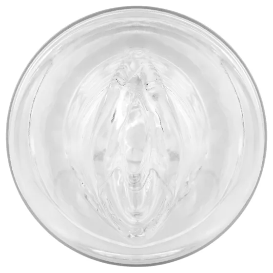 FPPR. - Dual-Ended Masturbator - Vagina & Mouth (Transparent)