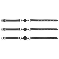 Bedroom Fantasies - Black Mouth Gag Set - 3 Pieces