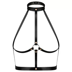 Rosy Gold Body Harness (Black-Rose Gold)