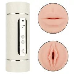 Teazers - Voice-Controlled Mouth and Pussy Stroker (White)