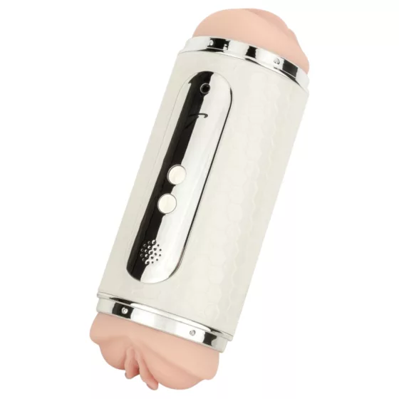Teazers - Voice-Controlled Mouth and Pussy Stroker (White)