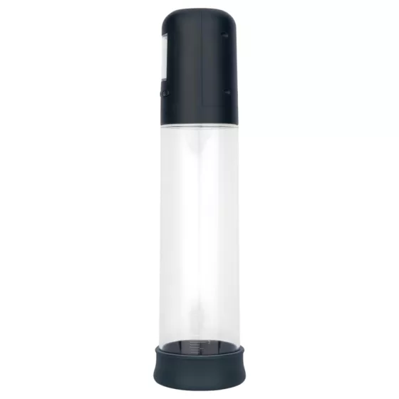 Boners - Automatic LCD Penis Pump (Clear-Black)