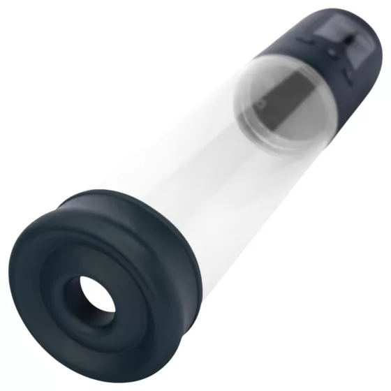 Boners - Automatic LCD Penis Pump (Clear-Black)