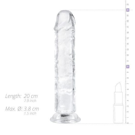 EasyToys - Jelly Dildo - 18cm (Clear)