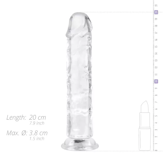 EasyToys - Jelly Dildo - 18cm (Clear)