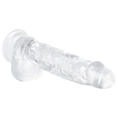 EasyToys - Transparent Dildo with Balls - 13.5cm
