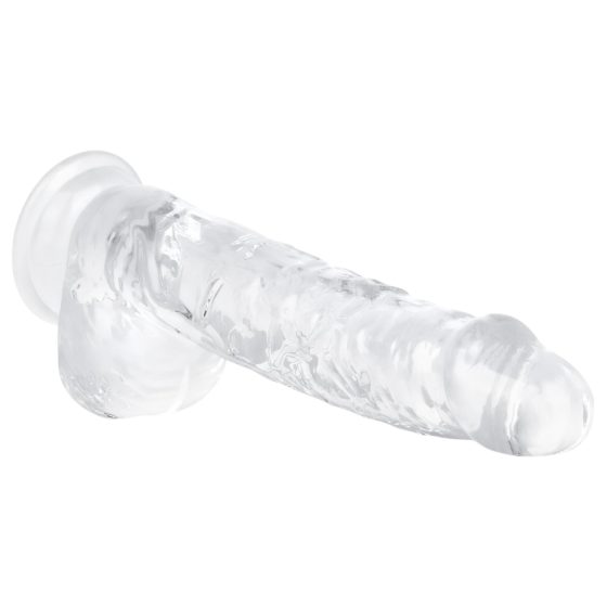 EasyToys - Transparent Dildo with Balls - 13.5cm