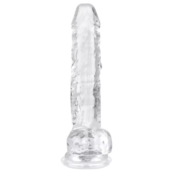 EasyToys - Transparent 17cm Dildo with Balls