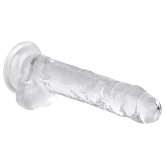 EasyToys - Transparent 17cm Dildo with Balls