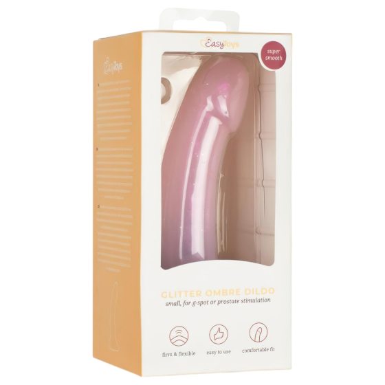 EasyToys Mermaid - Glitter Dildo - 6 (Pink)"