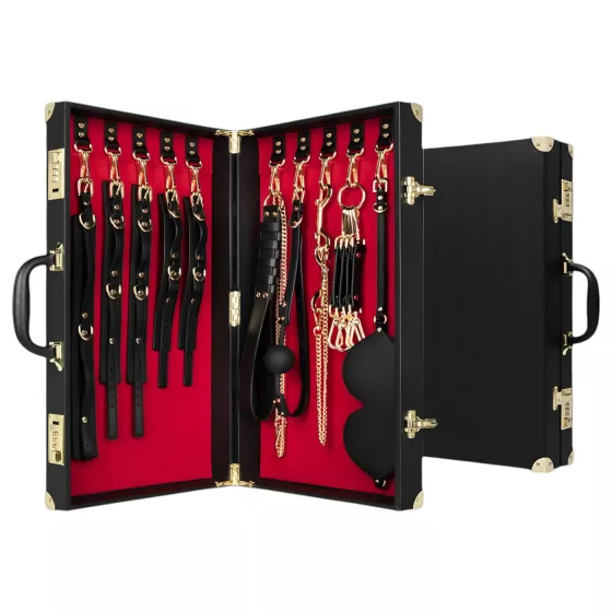 Bedroom Fantasies - 12-Piece BDSM Suitcase (Black)