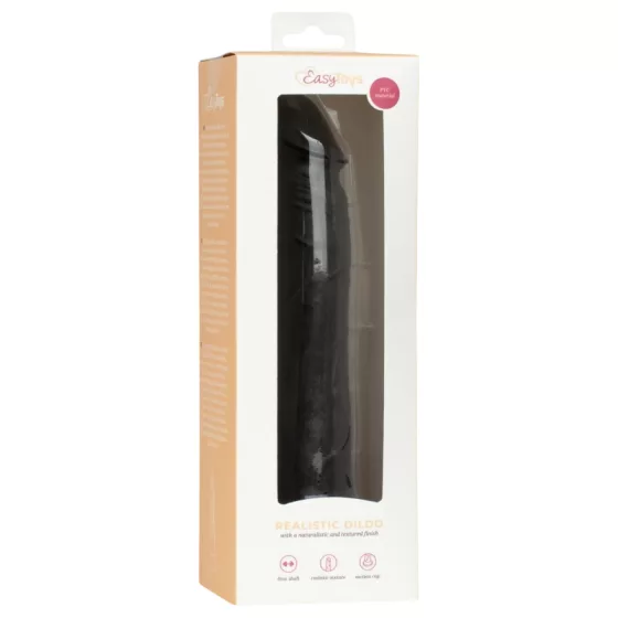 Easytoys - Realistic Dildo - 6.9 inches (Black)