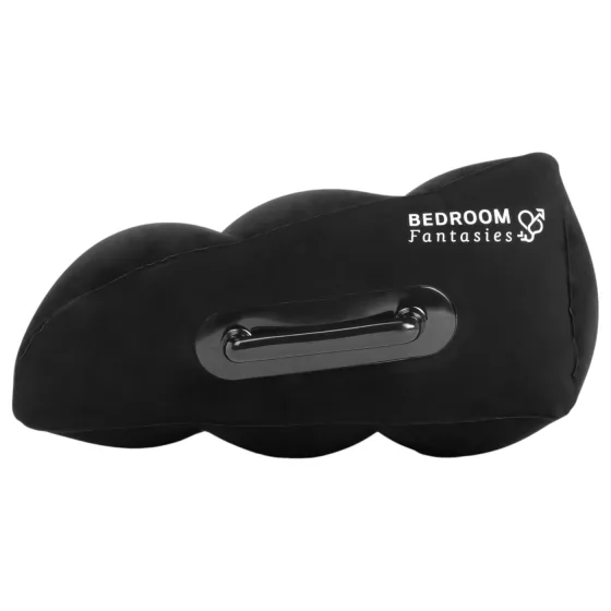 Bedroom Fantasies - Inflatable Sex Pillow with Handles (Black)