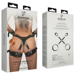 Bedroom Fantasies - Wrist and Thigh Cuffs (Black)