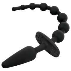 EasyToys - 2-in-1 Anal Plug (Black)