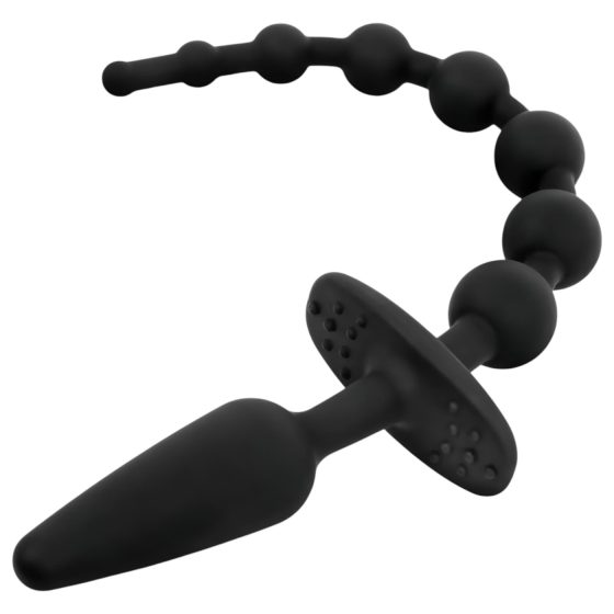 EasyToys - 2-in-1 Anal Plug (Black)