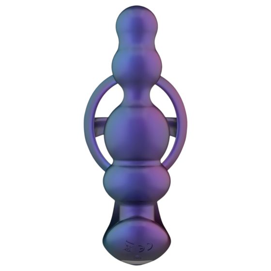 Hueman Stellar Force - Purple Anal Vibrator & Penis Ring Combo