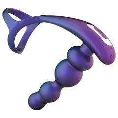   Hueman Stellar Force - Purple Anal Vibrator & Penis Ring Combo