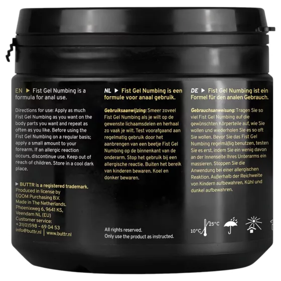 BUTTR - Numbing Fisting Gel (500ml)