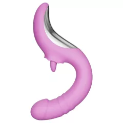 Good Vibes Only - thrusting clitoral vibrator (pink)