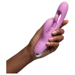   Good Vibes Only - clitoral vibrator with moving finger (purple)