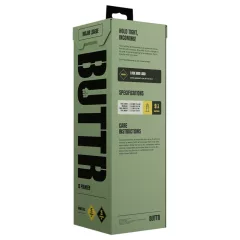 BUTTR Aftershock - giant anal plug (black) - 23 cm
