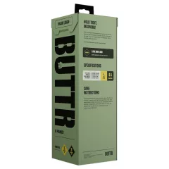 BUTTR Tactical II - giant anal plug (black) - 26 cm
