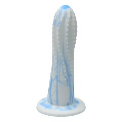   Ylva & Dite Prickly Pear - Suction Cup Dotted Dildo (White-Blue)