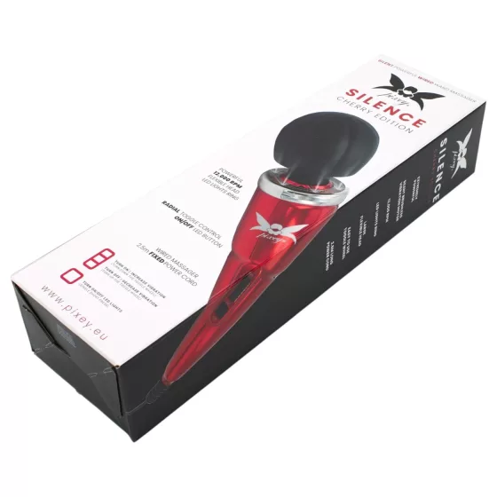 Pixey Silence - quiet massaging vibrator (red)