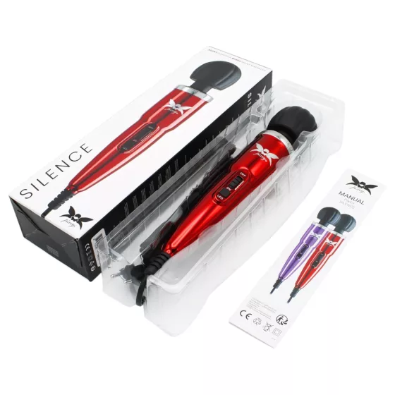 Pixey Silence - quiet massaging vibrator (red)