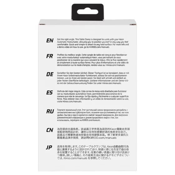 Kiiroo Keon - Hands-Free Pleasure Device (Black)