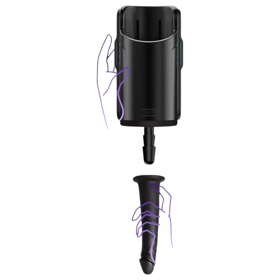 Kiiroo Lifelike Vacuum Dildo - 19cm (Black)