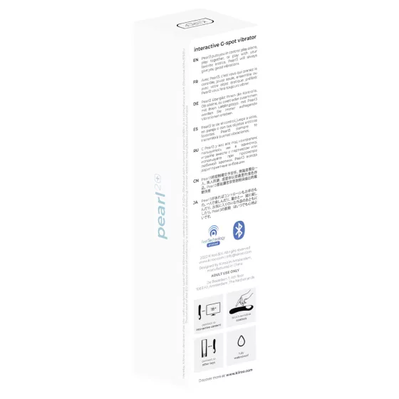 Kiiroo Pearl 2 - interactive, waterproof G-spot vibrator (blue)