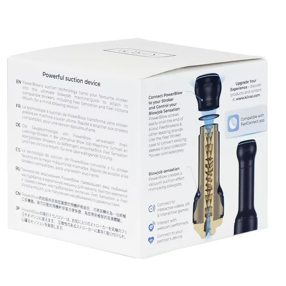 Kiiroo PowerBlow - Smart Suction & Masturbator Accessory (Black)