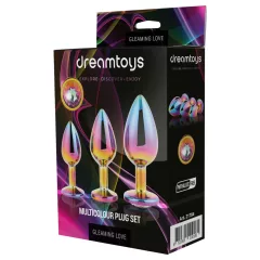   Dreamtoys Gleaming Love - jeweled anal plug set (multicolour)