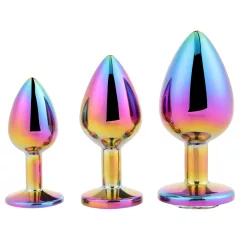   Dreamtoys Gleaming Love - jeweled anal plug set (multicolour)