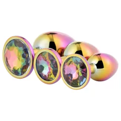   Dreamtoys Gleaming Love - jeweled anal plug set (multicolour)