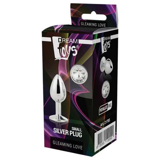 Gleaming Love - Silver Anal Plug