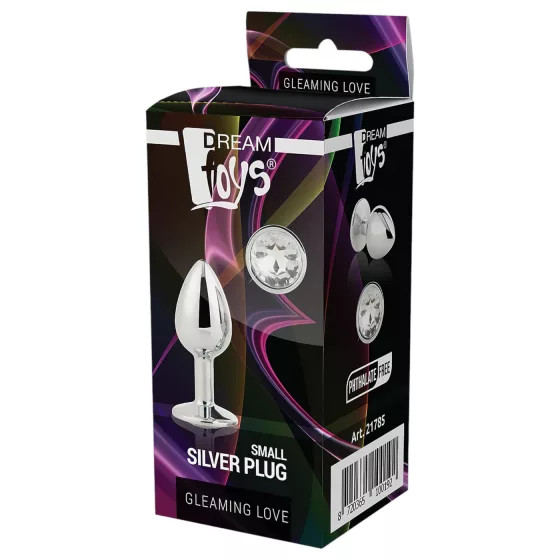 Gleaming Love - Silver Anal Plug