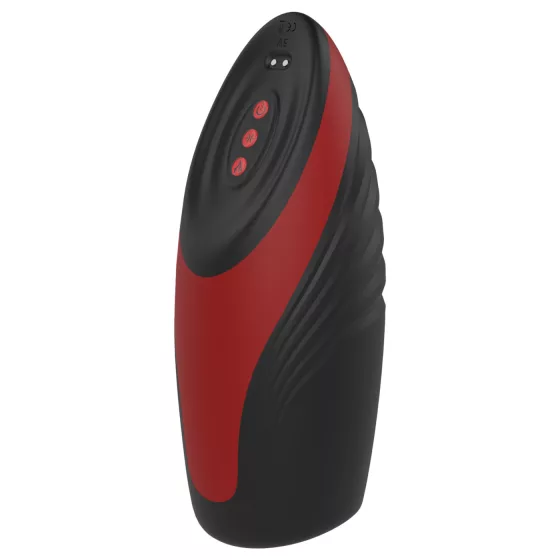 Dreamtoys Essentials - sucking vibrating masturbator (black)
