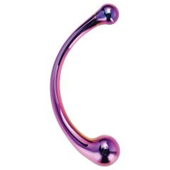 Dreamtoys - glass massager dildo (metallic)