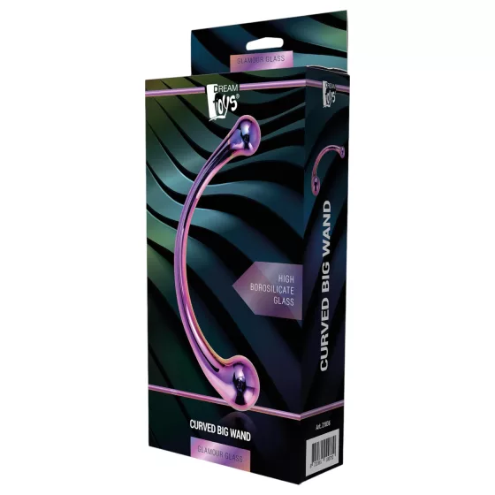 Dreamtoys - Glass Massage Dildo (Purple)