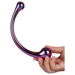 Dreamtoys - glass massager dildo (metallic)