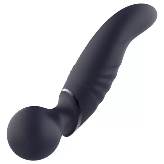 Glam - double-ended wand vibrator (dark grey)