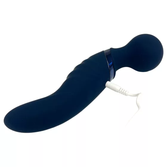 Glam - double-ended wand vibrator (dark grey)